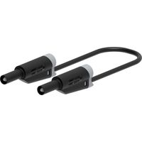 Electro PJP 2711-IEC-CD1-25N Cavo di misura Spina a banana 4 mm 25 cm Nero 1 pz.