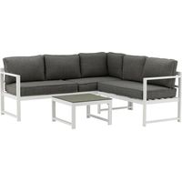 Salon d'Angle de Jardin "Salvador" 190cm Gris