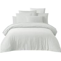 HAOMY - Housse de couette TALOA Blanc 240x260