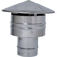 Fumaiolo a cappello antipioggia Ø 20 cm
