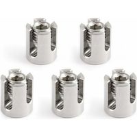 Lot de 5 serre-câbles en acier inoxydable (A4) - Pour câble de 2 mm - M8 (pour câble de 2 mm)