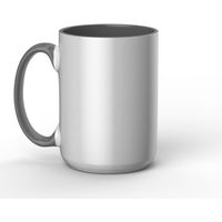 Cricut 2009330 Tazza Personalizzabile Grigia e Bianca 425 ml