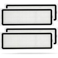 Filtre HEPA pour Dreame L10 Prime, 4 Filtres Accessoires pour Robot Aspirateur Dreame D10 Plus Gen2, L10s Ultra, L10s Pro Gen 2, D20 L10s S10 D10 Plus, Pièces de Rechange de Nettoyage Lavable