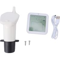 Professionnel Smart Water Level Sensor Ultrasonic Meter for Flooding Leak Monitoring with High Low Alarm IP65 Waterproof Home Farm Industrial Storage – Haute résistance, bricolage, atelier, construc