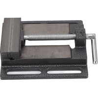 4in Jaw Opening Vise High Carbon Steel Flat Jaw Clamping Bench Vise for Hardware Parts Tightening
