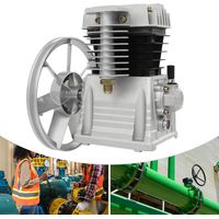 Tête de pompe de compresseur d'air, peut être assorti avec le moteur 2HP, peut être employé dans l'industrie automobile, outils pneumatiques, industrie décorative air comprimé