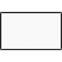 Écran de projection anti-plis, écran de projection portable, accessoires de cinéma-122X77X0.2CM-White