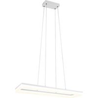 LED Pendellampe Pendelleuchte Hängelampe Esszimmer weiß SMD 27W B 70 cm