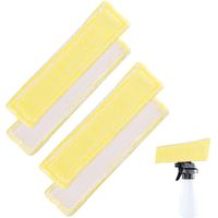 für Karcher WV2 WV5 4er Set Mikrofaser Ersatzpads Gelb