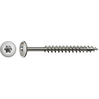 SPAX Vite per la costruzione in legno acciaio inossidabile A2, 6 x 80 mm,100 Stk. - Profi Box