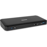 Hamlet HDOCKS600C laptop-dockingstation & portreplikator Kabelgebunden USB 3.2 Gen 2 (3.1 Gen 2) Type-C Schwarz