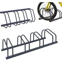 Bicycle Rack, Floor Or Wall Mount, Steel, Up To 65 mm
