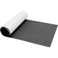 Insma – Rouleau tapis adhésif yacht mousse EVA gris foncé 2400 x 900 x 6mm – Résistant à l'eau salée et aux acides – Installation facile