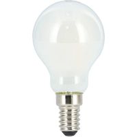 LAMPADINA A FILO. LED, E14, 470LM REM. 40 W, AMP. GOCCIA, MTE, BLC CHD, RG. XAVAX