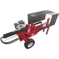 Varan Motors - LS12T Horizontaler Holzspalter mit 6,5PS, 12 Tonnen, bis zu 35cm Durchmesser, fahrbar mit Schutzkäfig
