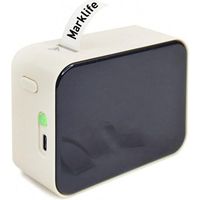 BEBUSINGOTO Bluetooth-Etikettendrucker, P15 Mini-Selbstklebeetikettendrucker, tragbarer Thermodrucker, App-Anbindung, kompatibel mit iOS und Android für Zuhause, Büro, Schule (Beige)