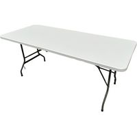 Tavolo Tavolino Pieghevole In Dura Resina 180x70x74 Cm Per Sagra Campeggio Fiera Casa
