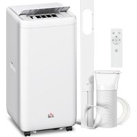Aire acondicionado portátil – Manguera de escape – 12.000 BTU (3,5 kW) – 5 en 1 – Temporizador de 24 horas – Control remoto – Para habitaciones de hasta 35 m²