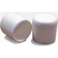 Embout enveloppant de protection plastique blanc 16 mm – Pour tubes, pieds de chaises, mobilier – Protection contre chocs et humidité – Ajile