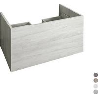 BASE 2 TIROIRS MOD. UNIKA Dimensions : 100 x 45,5 x H 50 cm Orme blanc