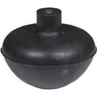 10 x SFERA IN GOMMA CON NOTTOLINO IN OTTONE INCORPORATO Misura: Diam. Est. mm. 64,5