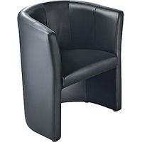 NOWY STYL Poltrona club rivestimento pelle/similpelle nero