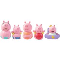 TOMY Peppa & Familie Badespritzer 5er Set