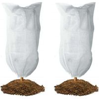 60 cm breit x 80 cm hoch, mit Kordelzug am unteren Rand, 2-teilig, Pflanzenschutzhülle, Winterschutzhülle, zum Schutz von Innen- und Außenmöbeln