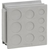 Icotek DT 2 Passacavo Ø (max.) 7.1 mm Gomma Grigio 1 pz.