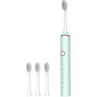 Brosse à dents électrique ultrasonique - Verte - Portable
