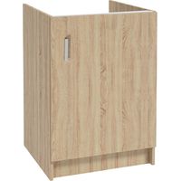 Armoire De Cuisine Moderne - Douce Sonoma - 60 X 50 X 83 Cm - Meuble Sous Évier - Pratique