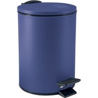 Papelera con pedal Acero ADELAR 3L Azul mate Spirella