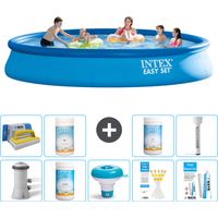 Intex Piscina Easy Set Rotonda - 457x84 cm - 8-pezzi S43229