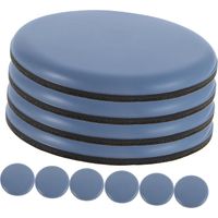 de 5 roulettes pivotantes silencieuses à tige filetée pour
