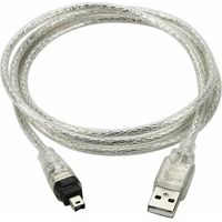 USB-Stecker auf FireWire IEEE 1394 Adapterkabel. 4-poliger iLink-Stecker für Sony DCR-TRV75E DV usw.