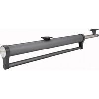 392mm Cintre coulissant, tringle télescopique réglable, support de rangement pour armoire, porte-pantalons robuste, gain de place, gris