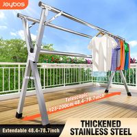 Séchoir à Linge Rétractable – Métal Durable, Inox Robuste. Autoportant, Pliable. Modèle (123200CM).