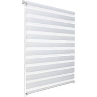 Doppelrollo SolDecor DL2, 120x150cm, Weiß – Klemmfix ohne Bohren