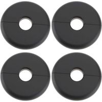 Pair Radiator Pipe Cover 16mm 70mm Diameter Radiator Pipe Cover for Radiator Wall Pipe Decoration Black 4pcs
