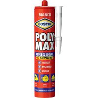 ADESIVO SIGILLANTE UNIVERSALE 'POLY MAX' ORIGINAL gr. 425 - bianco - BOSTIK