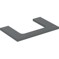 Plaque de lavabo Geberit ONE, découpe au centre, pour lavabo à