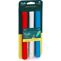 3DOODLER Filament Start, Mix 1, rot, weiß, blau