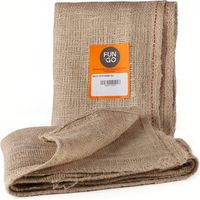 Pack 2 Stück. Jutesack 50x80cm Farbe Braun Fun & Go