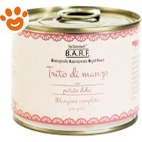 Barf Cat Alimento Completo Trito di Manzo - Barf Cat Alimento Completo Trito di Manzo - Lattina Da 200 Gr