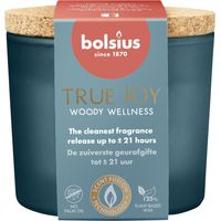 Duftkerze bolsius true joy Holz 66x83 mm