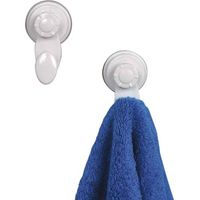 Set aus 2 haken pp auf saugnäpfen - weiss - Tendance