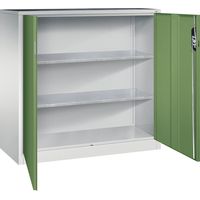 C+P, Armoire d'atelier hauteur bureau à portes battantes, h x l