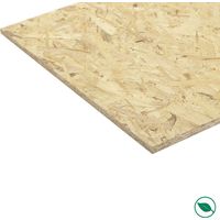 Forestea – Panneau OSB 3 1200 x 600 x 15 mm – FSC mixte – Pour chantiers humides et espaces confinés – Matériau durable et résistant