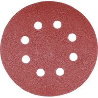 TIMCO Random Orbital Sanding Discs Mixed Red - 125mm (80/120/180)
