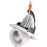 Spots encastrés LED ultra-fins et extra-plats, ronds, sans transformateur, blancs